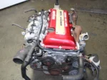 JDM 1990-1994 Nissan Silvia S13 Red Top Motor 5 speed SR20DET 2.0L 4 Cyl Engine - Image 2