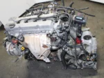 JDM 1993-2001 Nissan Altima Motor KA24DE A/T Transmission 2.4L 4 Cyl Engine - Image 4