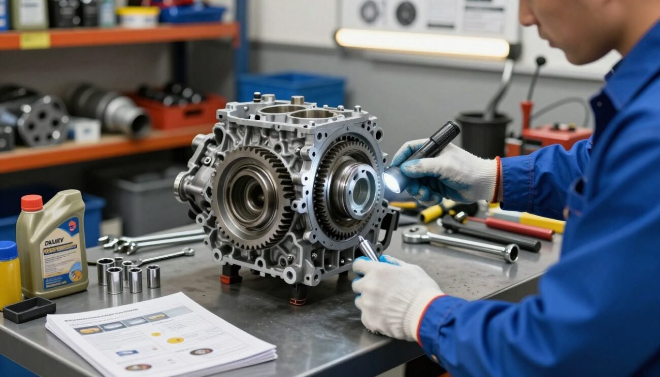 JDM transmission inspection